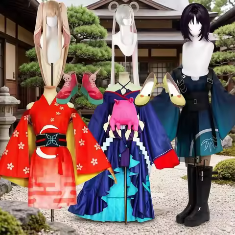 Kaguya Iroha Yachiyo Runami Cosplay Costume Cosmic Princess Kaguya! Tsukuyomi Kimono Anime Stage Out