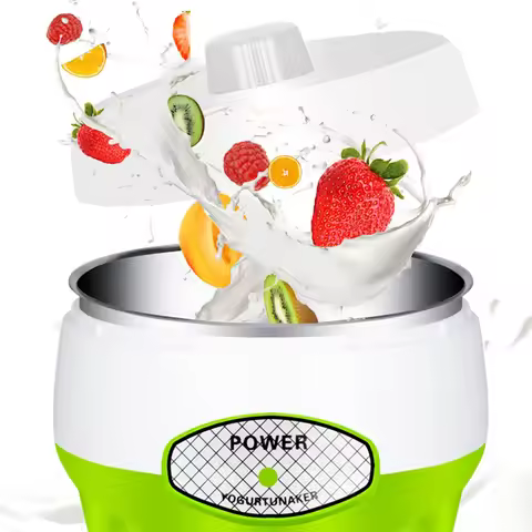 AT28-Yogurt Maker Compact Greek Yogurt Maker Machine DIY Homemade Yogurt Maker For Home Organic Yogu