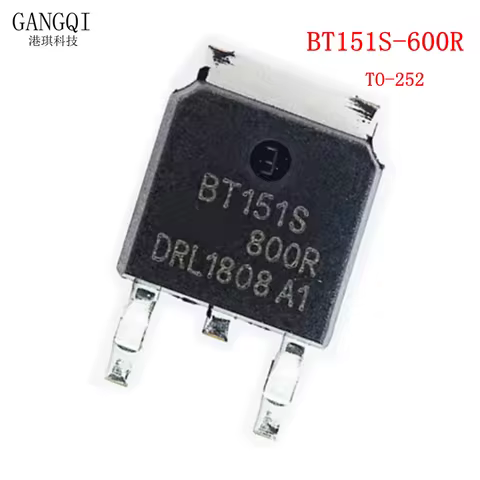 10PCS BT151-600 BT151S-600R TO-252 Thyristors CHIP IC New