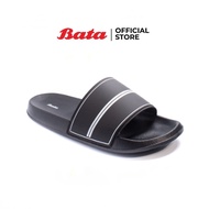 Bata บาจา รองเท้าแตะ รองเท้าแตะลำลอง รองเท้าใส่เล่น สำหรับผู้ชาย รุ่น Ash สีดำ 8616446