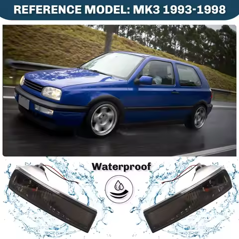 Reliable-1Set Front Bumper Fog Lights+Turn Signal Lamps for VW Golf Mk3 1993-1998 1HM941778 1HM94177