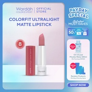 Wardah Colorfit Ultralight Matte Lipstick - Ultra Lightweight, Powdery Matte, Intense Pigmentation