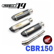 Project79 Exhaust Honda CBR150R 2021 Slip On Piping Stainless Steel Muffler Accessories Ekzos Manifo