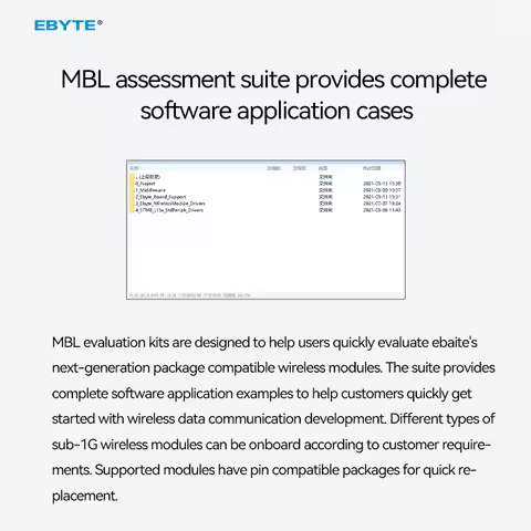 Test Board Development Evaluation Kit CDEBYTE E30-400/900MBL-01 USB Interface to TTL Easy Use Main C