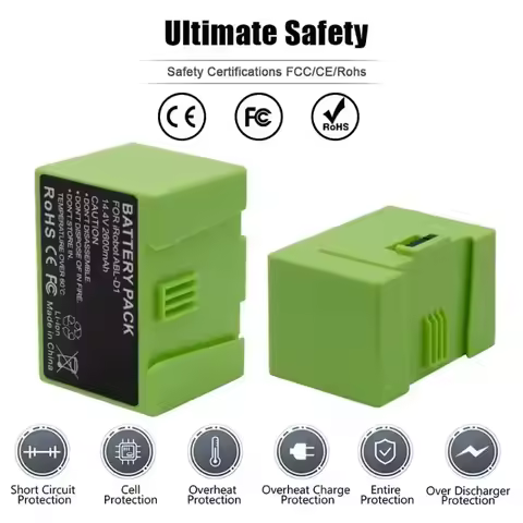 14.4V 2600mAh/3200mAh Battery Replacement for iRobot Roomba e and i Series i7+ e5 7150 7550 i3 3150 