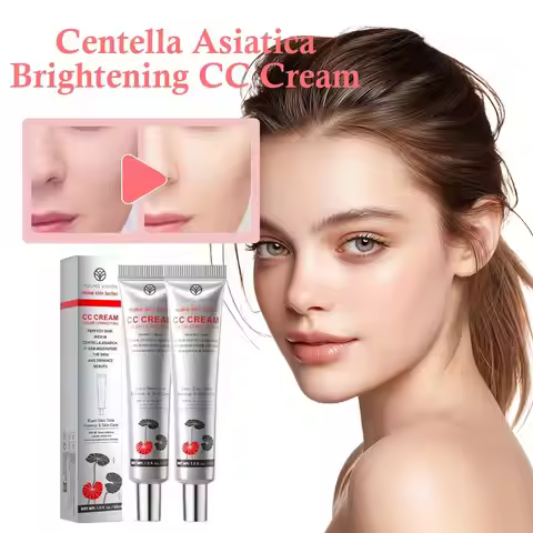 45ml Brightening CC Cream Centella Asiatica Repairing BB Cream Natural Concealing Whitening Foundati