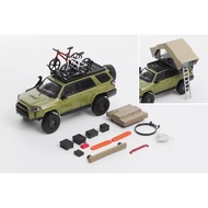 GCD 1:64 Toyota 4Runner TRD PRO Overland with accessories Green Unsealed Complete Good Condition