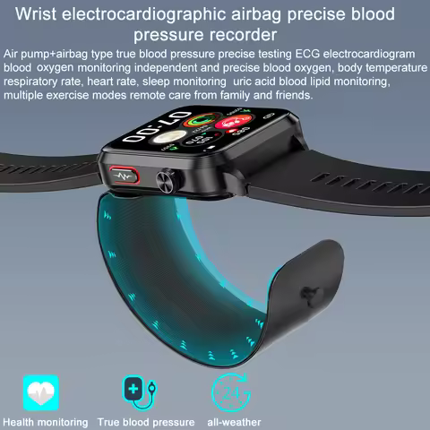 2026 New Airbag Smart Watch man air Pump ECG True Accurately Blood Pressure health watch Uric Acid B