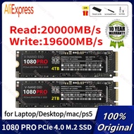 Brand 1080PRO 4TB SSD Original Brand SSD M2 2280 PCIe 4.0 NVME Read 14000MB/S Solid State Hard Disk For Des.ktop/PC/PS5/Laptop
