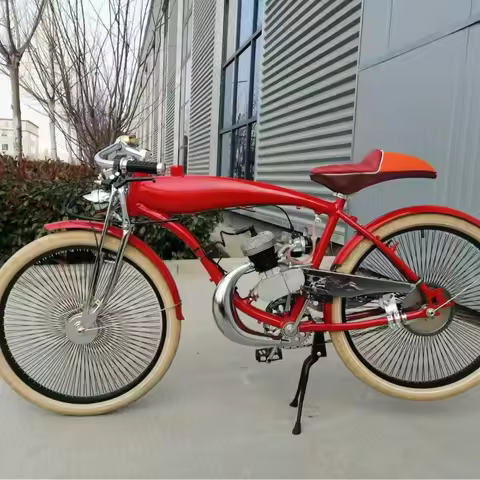Retro Nostalgic Bicycle 26 Inch, Electric Locomotive Style, Commuter Collection Bike for Posing Leis