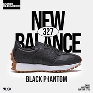 New Balance 327 Black Phantom 100% Original Sneakers Casual Pria Wanita Sepatu Ori Murah Sepatu New 