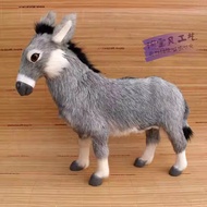 Realistic Donkey Model Green Donkey Model Entrance Donkey Meat Roast Donkey Ornament Film Model Anim