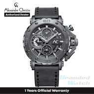 [Official Warranty] Alexandre Christie 9205BCBIPBA Men's Black Dial Stainless Steel Strap Watch