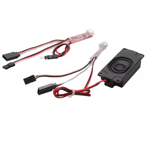 1Set RC Simulation Boat Ship Frequency Conversion Sound Group Input 3.6-8V Powered by Receiver/2S Li