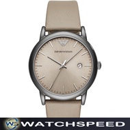 Emporio Armani AR11116 Taupe Leather Men's Watch