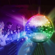 Hanging Glass Disco Ball Reflective Mirror Disco Ball Light Accessories