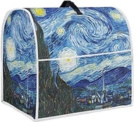 Mumeson Van Gogh Starry Night Mixer Cover Home Kitchen Stand Mixer Cover Protector Dustproof Mixer Cover with Pocket