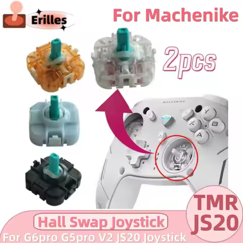 2pcs TMR for Machenike Mechanic Hall Swap Joystick JS20 Multiple Tactile Options Compatible G6pro G5