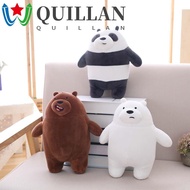 QUILLAN We Bare Bears Birthday Gifts Cute Plush Pillow Home Decoration Three Bear Kids Gifts Plush Doll