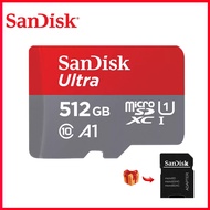 การ์ดหน่วยความจำ Sandisk micro sd card class 10 memory card 16GB/32GB/64GB/128GB/256GB/512GB/1TB สาม