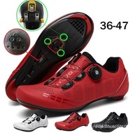 [Ship now] shimano Bicycle Shoes Men's Anti slip Shoes Road Bicycle Shoes Mtb and Pedal Set Waterproof Bicycle Shoes Mtb Bicycle Shoes Women's and Men's Self locking Bicycle Shoes Size 36-47