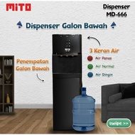 MITO Water Dispenser MD-666 / dispenser galon bawah / dispenser mito