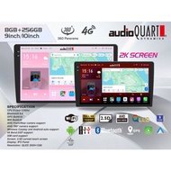 Audio Quart Android Player AQ-TS18 2K 9" & 10" inch (8Ram+256om)  Quad Core /360 cam Car Multimedia 