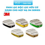 Toxic filter, organic filter 3M 6001, 3M 6003, 3M 6004, 3M 6006 and 3M 6007 for 3M masks