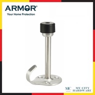 ARMOR ADS-712B Stainless Steel Door Stopper with Coat Hook