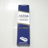 ASTRA Superior stainless blade Asta 2 Sharp (1 Pack Contains 20 Small Boxes) Razor blade.