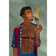 Poster 21savage 21savage Wallpaper Wall Decor Hip hop Hiphop rapper Gift