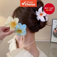 Up to 12 large 8cm flower-shaped hair clips in holiday style.  Set sehingga 12 klip rambut berbentuk