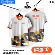Badminton Jersey Full Printing Can Be Custom With Name And Sponsor B-02