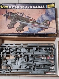Ready Stock heller 1/72 Poland Pzl P23 A/B Reconnaissance Bomber Plastic Model Board Parts