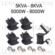 5KVA - 8KVA 5000W - 8000W GENERATOR MOUNTING / GETAH ANTI GEGAR WITH FLANGE COLLAR NUTS