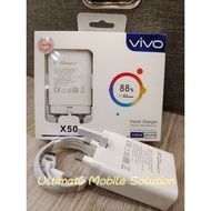 VIVO 33W Fast Charger Flash Charger 2.0 Adapter With TYPE-C Usb Data Cable For V20/X50/V21E/X60