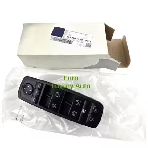 Original Window Lifter Switch A1698206710 for Mercedes‑Benz A‑Class W169 1.5 A 160, B‑Class W245 2.0