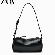 Zara Women's Bag Women's Bag 2024 Sale New Style Mini Cylinder Bag Simple One Shoulder Cylinder Bowl