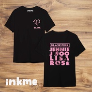 KAOS BLACKPINK JENNIE JISOO LISA ROSE TSHIRT / BLACK PINK TSHIRT