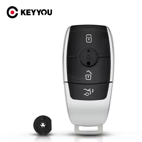 KEYYOU For Mercedes Benz AMG C200L E300L S320 S350 S350L S450l S500l GLC Remote Car Key Case Shell F