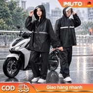 IMUTO Motorcycle raincoat High quality Oxford fabric Breathable, comfortable to wear UNISEX DESIGN