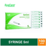 Disposable Syringe 3ml, 5ml, Luer Lock, Slip Tip,100pcs [ MDA Certified ]