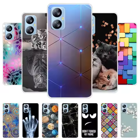 For Blackview A52 Pro Case BlackviewA52 Clear Phone Cover Shockproof Painted TPU Cover for Blackview