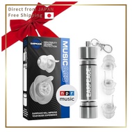 EarPeace Music PRO Earplugs for Concerts and Live Events - Lightweight Safe Material, 6 Pieces in 2 