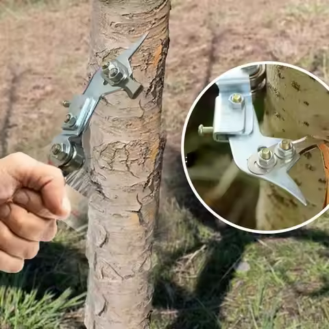 Stainless Steel Fruit Tree Ring Cutter Adjustable Trimming Tool Tree Ring Peeler Pruning Tool Bark G