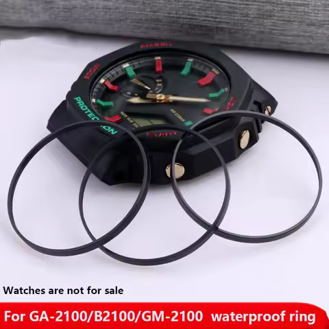 GA2100 Waterproof ring for Casio Farmhouse Oak GA-2100/B2100/GM-2100 front cover glass sealing ring 