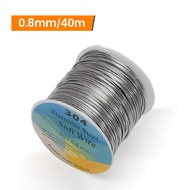 304 Stainless Steel Steel Wire 0.3/0.4//0.8mm Steel Wire Soft Thin Stainless Steel Wire Wire