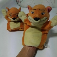 Cunning fox hand puppet