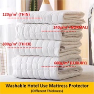 Washable Mattress Protector for Hotel/Hostel/Homestay/Airbnb [FAST DELIVERY READY STOCK]