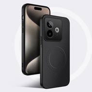 Realme GT 7 7T GT 8 Pro GT7 GT8 GT7T Carbon Fiber Leather Magnetic Phone Case Camera Protection Shoc